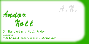 andor noll business card